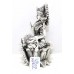 Silver Laxmi 925 Statue Figurine Sterling Idol Goddess Solid India Handmade W453